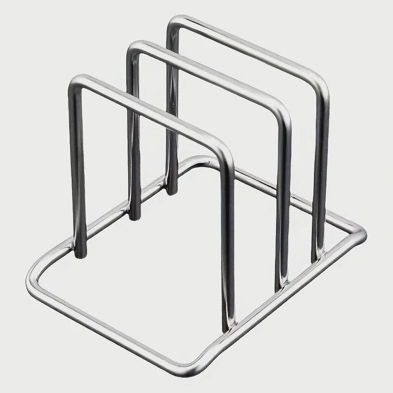 Roestvrij Staal Organizer voor Snijplanken en Pannendeksels - Ruimtebesparend Keukenrek