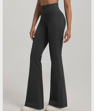 Naked Hoge Taille Bell Bottom Broek - Taille Corrigerend & Heupliftend voor Yoga & Fitness