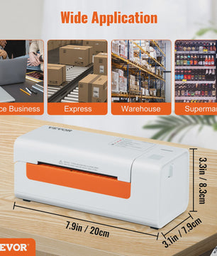 Professionele Thermische Labelprinter - 203 DPI USB Desktop Printer voor Verzending & Barcodes