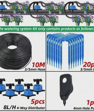 AZNM Druppelsysteem Kit 10-100M - Automatische Watergift voor Planten & Kas
