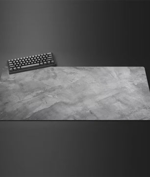 Grote Grijze XXL Muismat voor Bureau & Gaming - Desktop Toetsenbord Mat