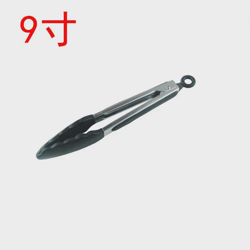 Set Keukentang 7, 9 & 12 Inch - RVS met Hittebestendige Siliconen Tips & Vergrendeling