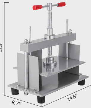 Handmatige Papierpers Machine 30.5x22 cm - Robuust Staal voor Boekbinden & Papierproductie