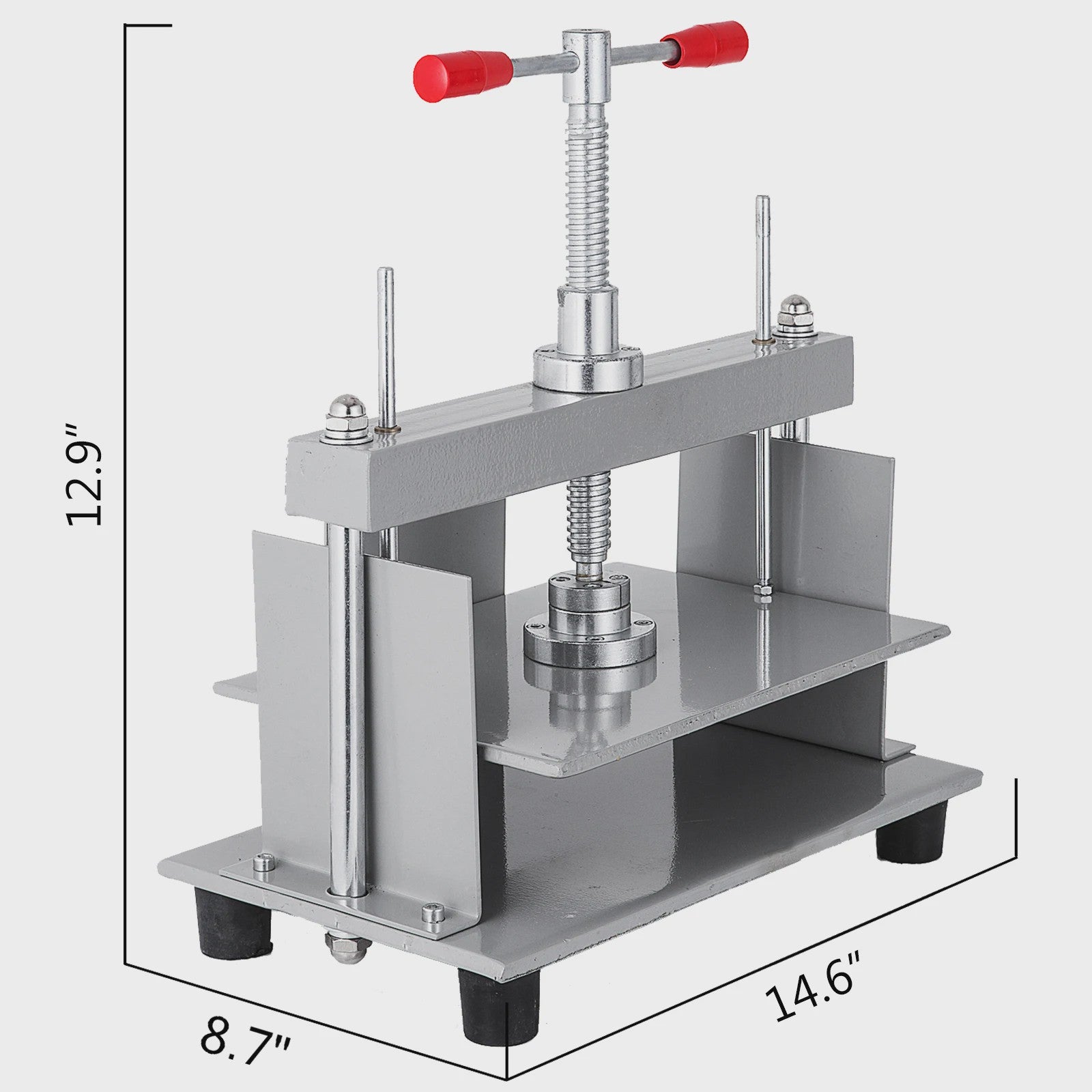 Handmatige Papierpers Machine 30.5x22 cm - Robuust Staal voor Boekbinden & Papierproductie