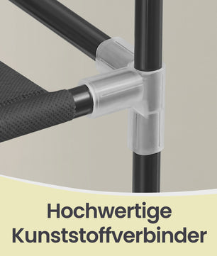 SONGMICS Schoenenrek 10 Lagen - 28x58x160 cm - Metaal Frame - Organiseer je schoenenkast
