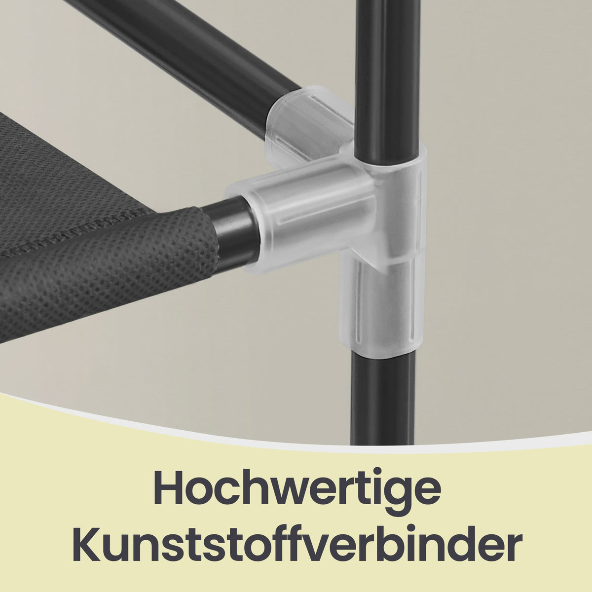 SONGMICS Schoenenrek 10 Lagen - 28x58x160 cm - Metaal Frame - Organiseer je schoenenkast