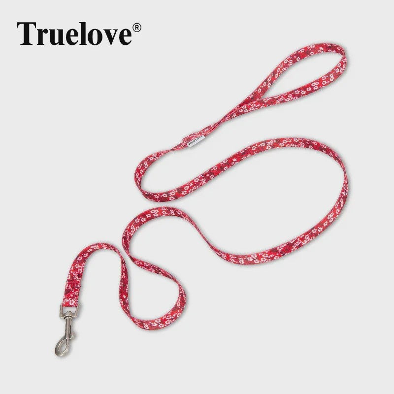 Truelove Hondenlijn Polyester Bloemenprint - Lichtgewicht & Duurzaam voor Training en Wandelen