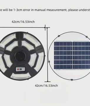 UFO Solar Buitenlamp met Bewegingssensor - Automatisch Aan/Uit