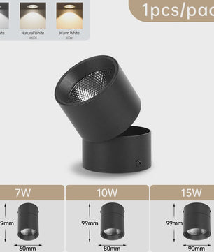 Opklapbare LED Downlight Spot - 7/10/15W - 3 Kleuren Licht - Plafondlamp