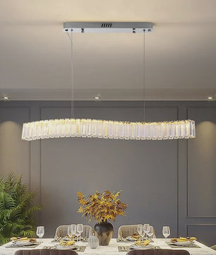 Moderne Kristallen Plafondlamp Hanglamp - Stijlvolle Verlichting voor Woon- en Eetkamer