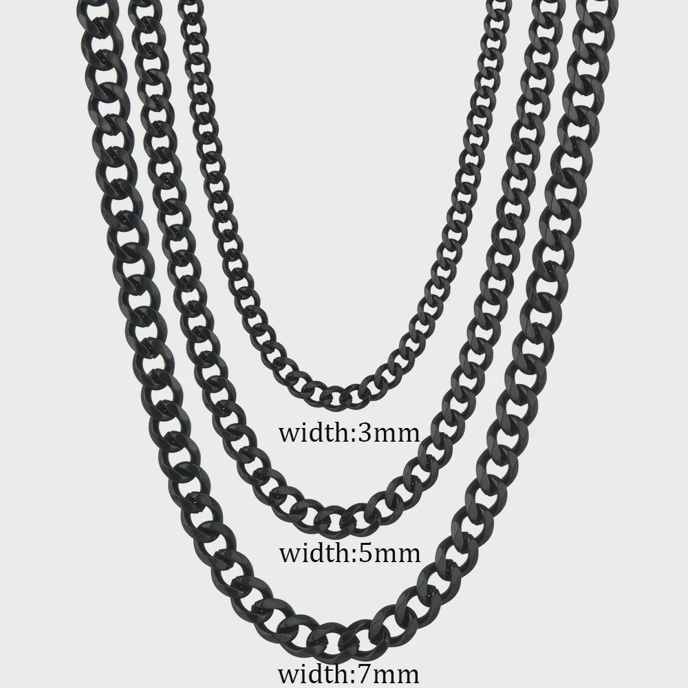 RVS Cuban Link Ketting - Klassiek Punk & Hip-Hop Design voor Heren en Dames