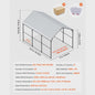 Robuuste Metalen Carport met Verzinkt Stalen Frame - Bescherming voor Auto & Boot