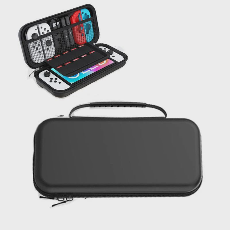 Robuuste Opbergtas voor Nintendo Switch & OLED - Beschermende Hard Case met Ruimte voor 20 Games
