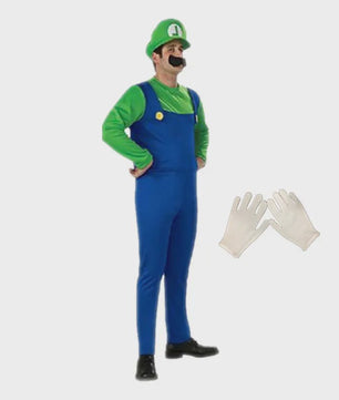 Super Brothers Kostuum - Unisex Mario & Luigi Verkleedset voor Halloween en Carnaval