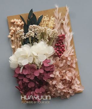 Set Gedroogde Bloemen & Hydrangea voor Ambacht & Decoratie