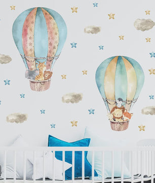 Schattige Bosdieren Muurstickers voor Kinderkamer, Babykamer & Peuterdecoratie - Vinyl Behang