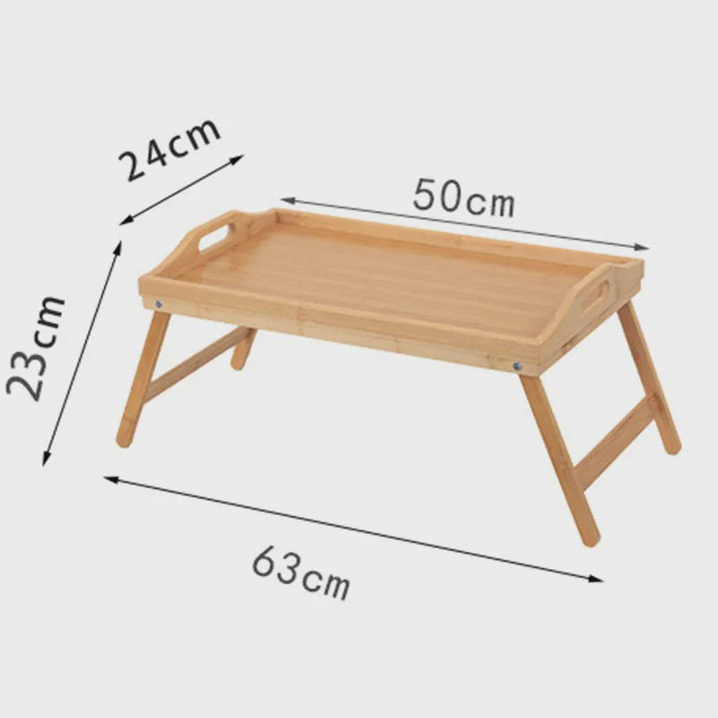 Klaptafel 50cm - Multifunctionele Bedtafel, Laptoptafel & Balkontafel