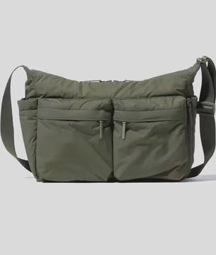 Grote Casual Messenger Bag - Waterafstotende Nylon Schoudertas met Laptopvak en Veel Vakken