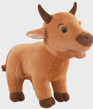 Schattige Koeien & Stieren Pluche Knuffels - 25-40cm - Educatief Speelgoed & Cadeau