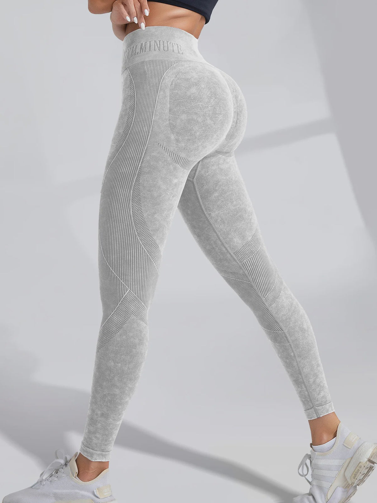 Naadloze Hoge Taille Yoga Legging - Hip Lifting & Ademend voor Sport