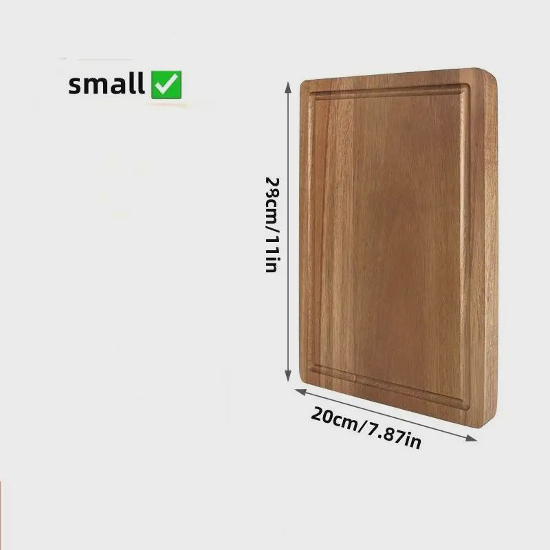 Houten Snijplank Set - Beech & Walnut - Keukenblok voor Vlees, Kaas & Groenten