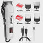 Kemei KM-809A Professionele Draadloze Baardtrimmer & Haarknipper voor Heren