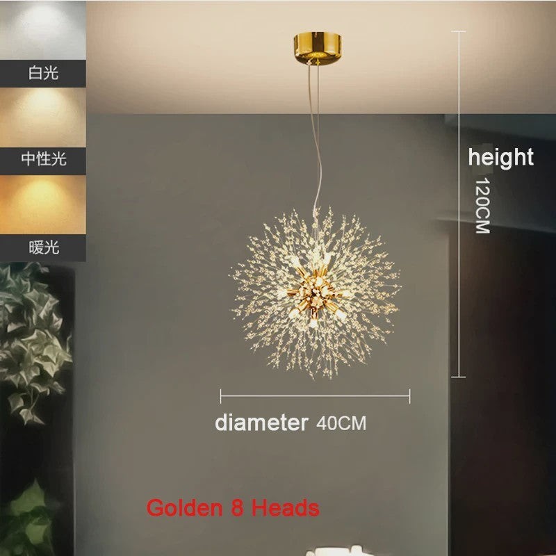 Moderne Bloemvormige LED Hanglamp - Sterrenhemel Effect voor Woonkamer & Eetkamer