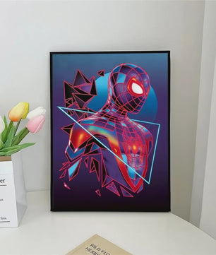 Frameloze Spiderman Poster - Marvel Kunst Print voor Woonkamer, Slaapkamer, Bar