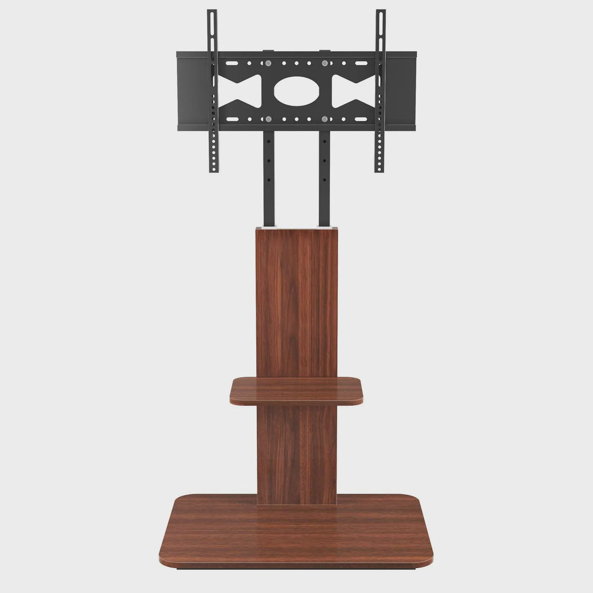 Robuuste TV Voet met 5 Hoogte Niveaus | Verstelbare TV Standaard voor 32-65 Inch Schermen