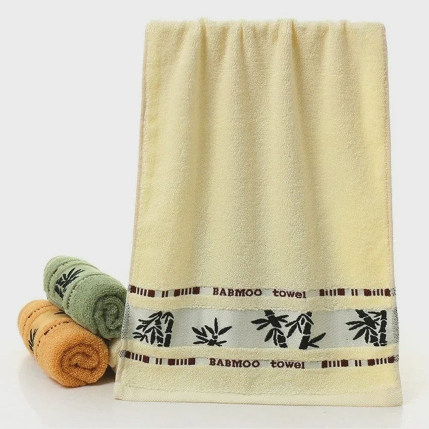 Luxe Bamboe Vezel Handdoeken Set - Zacht, Absorberend & Stijlvol