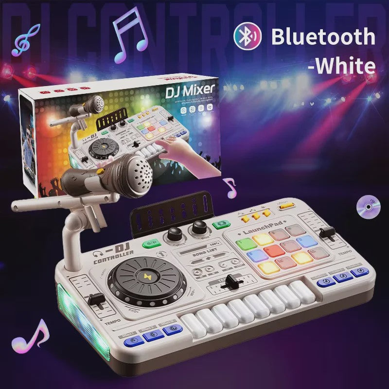Multifunctionele DJ Mixer Speelgoed voor Kinderen met Bluetooth, Microfoon en Lichteffecten
