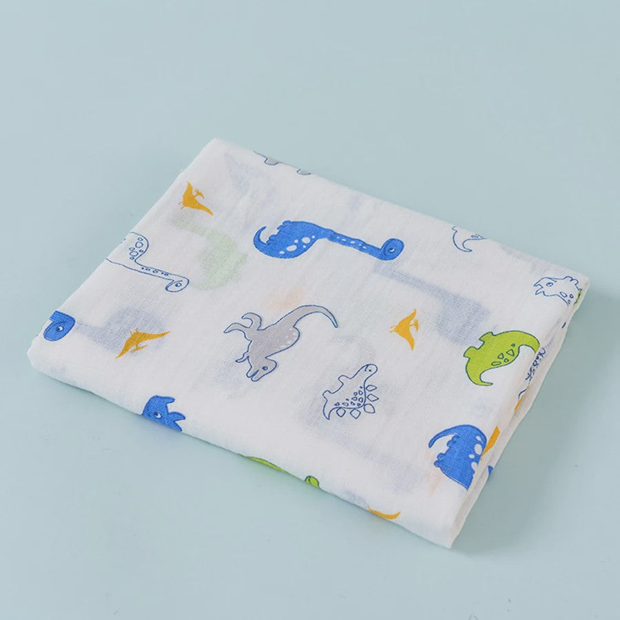 Zachte Katoenen Baby Swaddle Deken - 2 Laags Muslin, Sneldrogend & Ademend