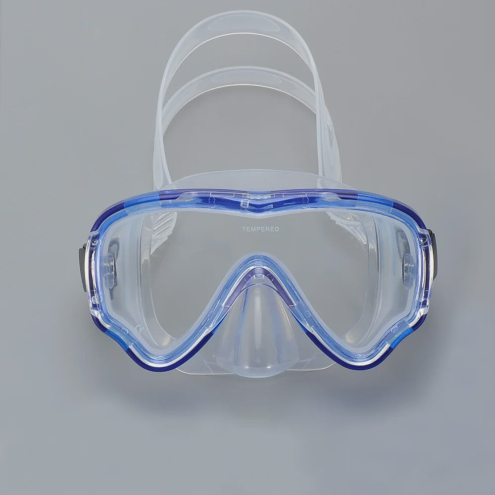 Kinder Snorkelmasker Duikmasker Anti-Condens Zwembril met Neusbedekking voor Snorkelen en Zwemtraining