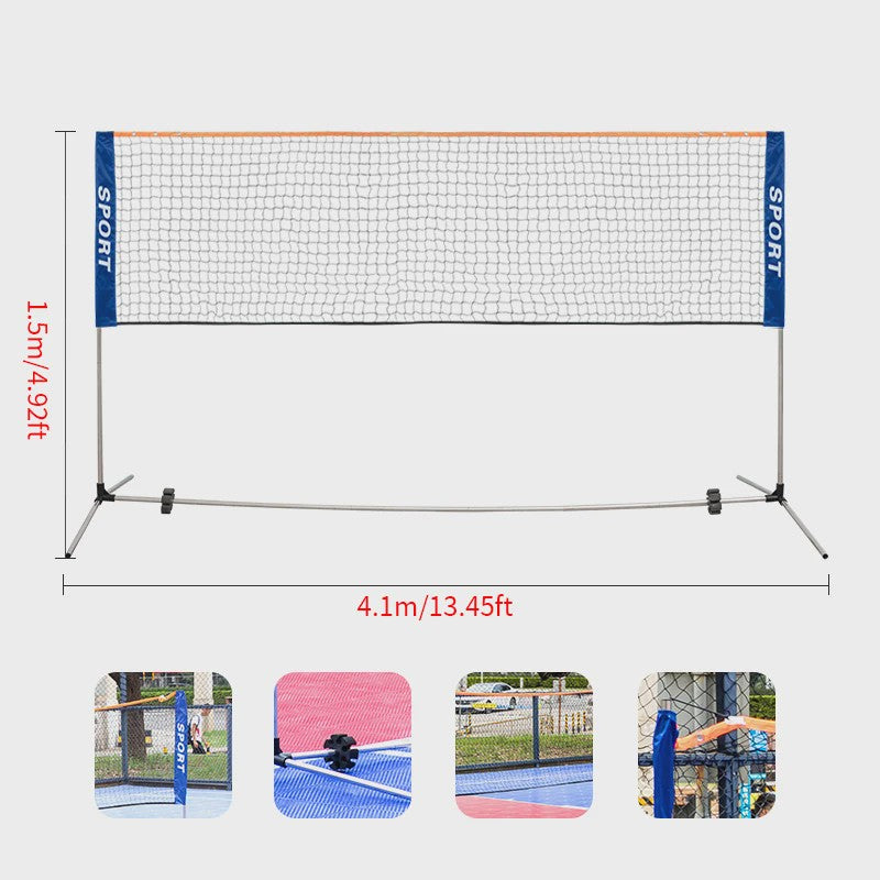 Draagbaar Badminton Net Frame - Opvouwbaar & Standaard Formaat voor Buiten & Binnen