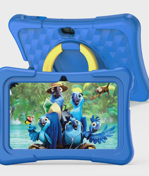 PRITOM Kinder Tablet 7 Inch Android 13 - 32GB Opslag, Educatief & Robuuste Beschermhoes