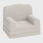 Kinderfauteuil omklapbaar tot slaapbank - Zachte Sherpa stof, Kroon design