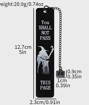 Lord of the Rings Metal Bladwijzer Set - Iconische Citaten & Fantasy Designs