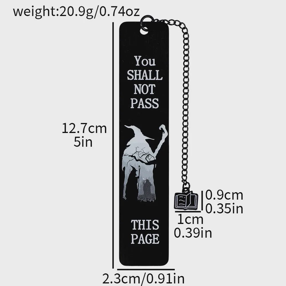 Lord of the Rings Metal Bladwijzer Set - Iconische Citaten & Fantasy Designs