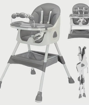 Opvouwbare Baby Kinderstoel (6+ Maanden) - Makkelijk Schoon, Antislip & Met Speelgoedrek - Model E500