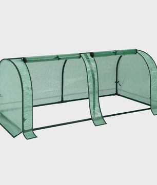 Dubbele Plantenkas Tuinkas met UV-bescherming - 130x60x50cm