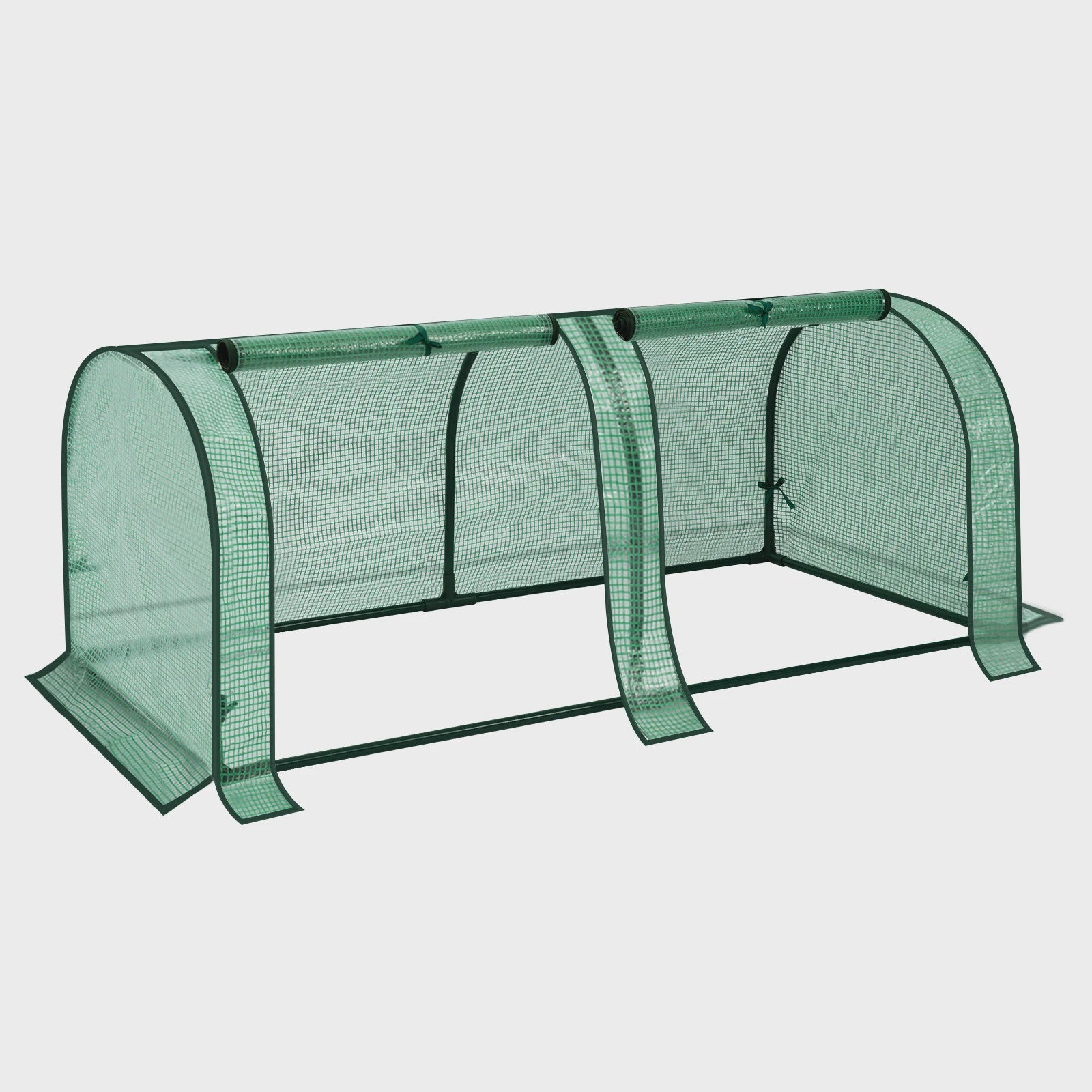 Dubbele Plantenkas Tuinkas met UV-bescherming - 130x60x50cm