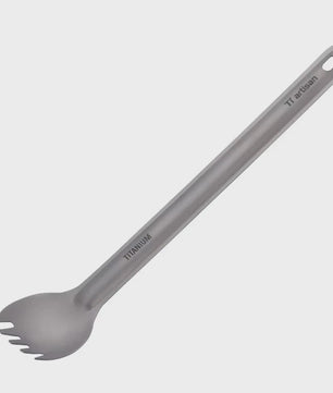 Tiartisan Titanium Spork: Ultralichte Lange Lepel & Vork voor Outdoor Avonturen