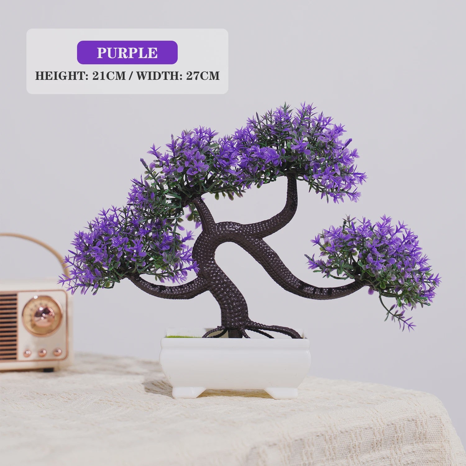 Kunst Bonsai Boom Potted Plant - Decoratieve Kunstplant voor Huis & Kantoor