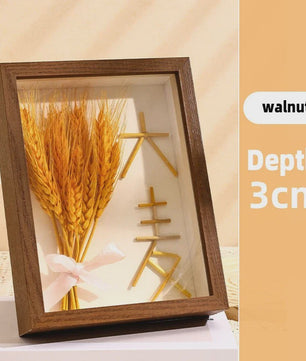 3D Houten Fotolijst - Diepte 3/5cm - Droogbloemen & Specimina