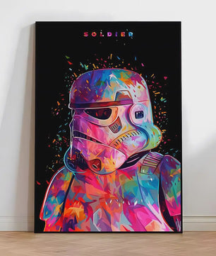 Star Wars Yuda Schilderij - HD Canvas Muurdecoratie voor Woonkamer & Bar