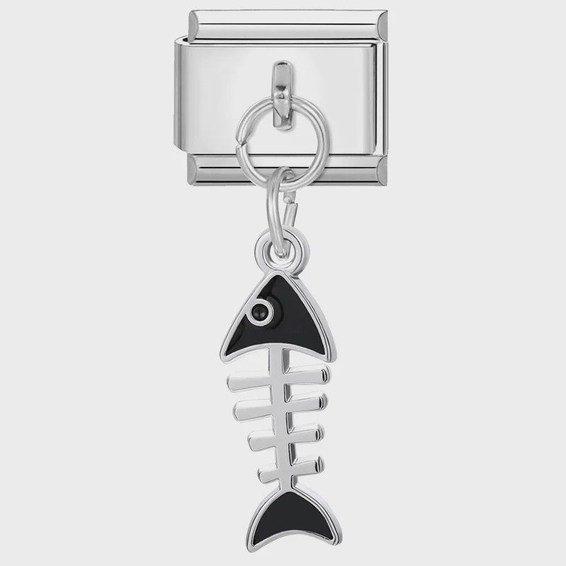 Zee Dieren Charms voor Italiaanse Bedelarmbanden - Sterrenvis, Kwal, Schelp & Walvis - DIY Sieraden Maken