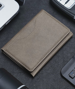 Magnetische Lederen Kaarthouder Wallet voor iPhone 16/15 Serie - Magsafe Compatibel