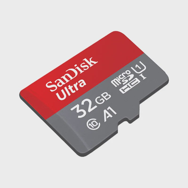 SanDisk Ultra Micro SD Kaart 32GB, 64GB, 128GB - Class 10, UHS-I, A1 Snelheid