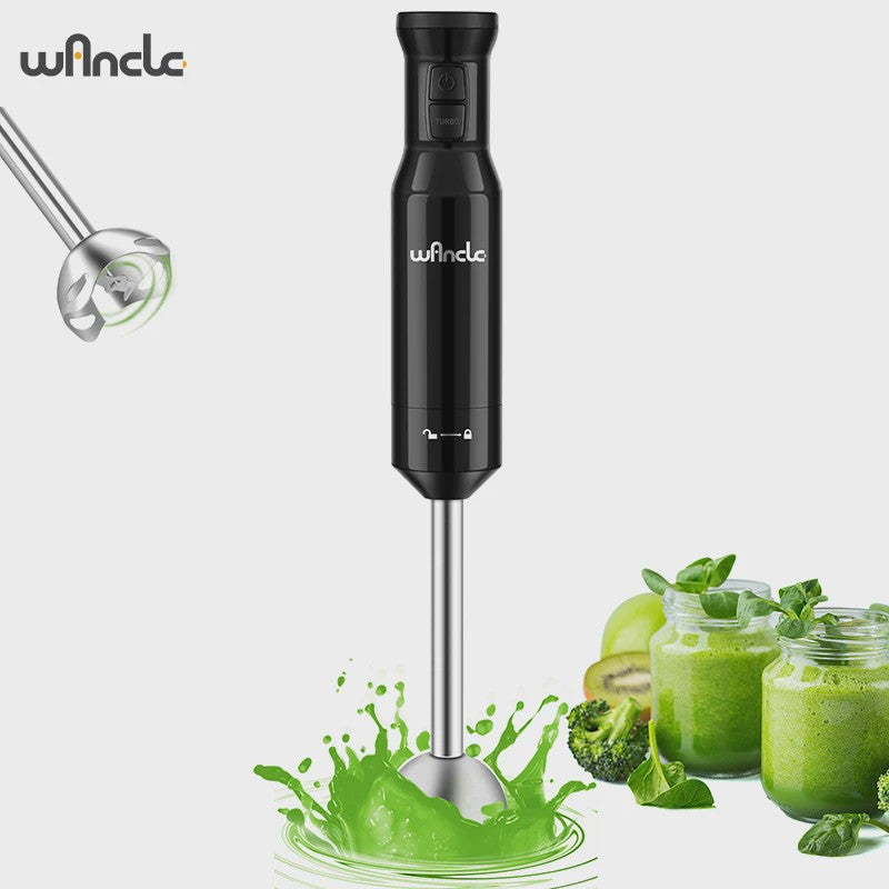 Krachtige Wancle Staafmixer 600W: Multifunctioneel & Turbo voor Babyvoeding, Groenten en Vlees