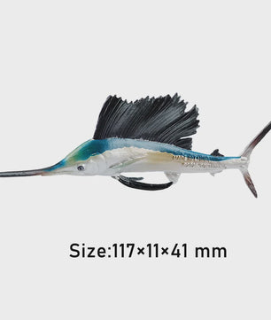 Toymany Manta Ray Speelfiguur - Realistische Oceaan Dieren Model, Cadeau voor Kinderen